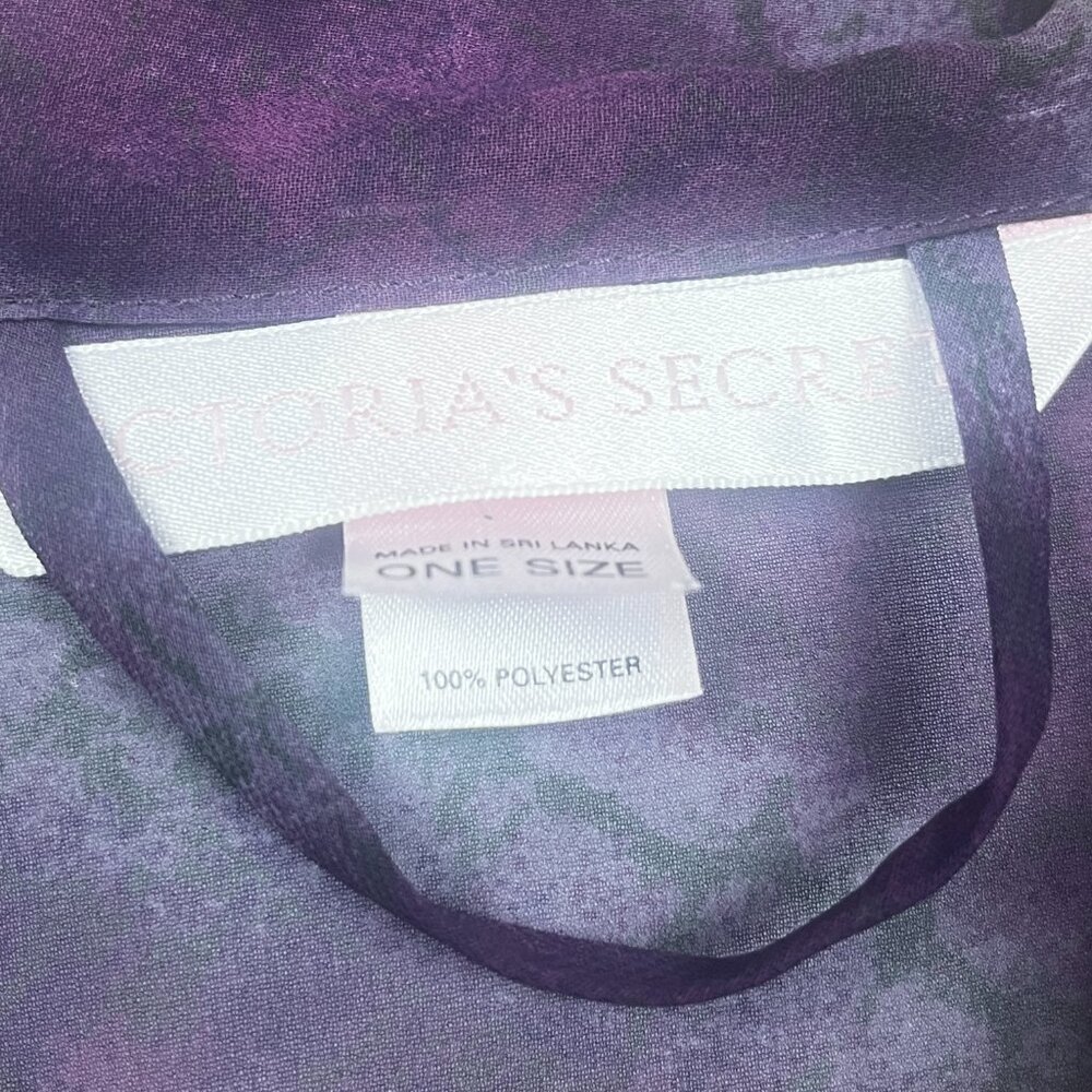 Victoria's Secret Purple Sheer Robe OS - Picture 5 of 5